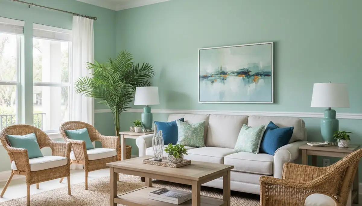 Finished interior painting in Bradenton FL showcasing smooth walls and expert residential color finishes