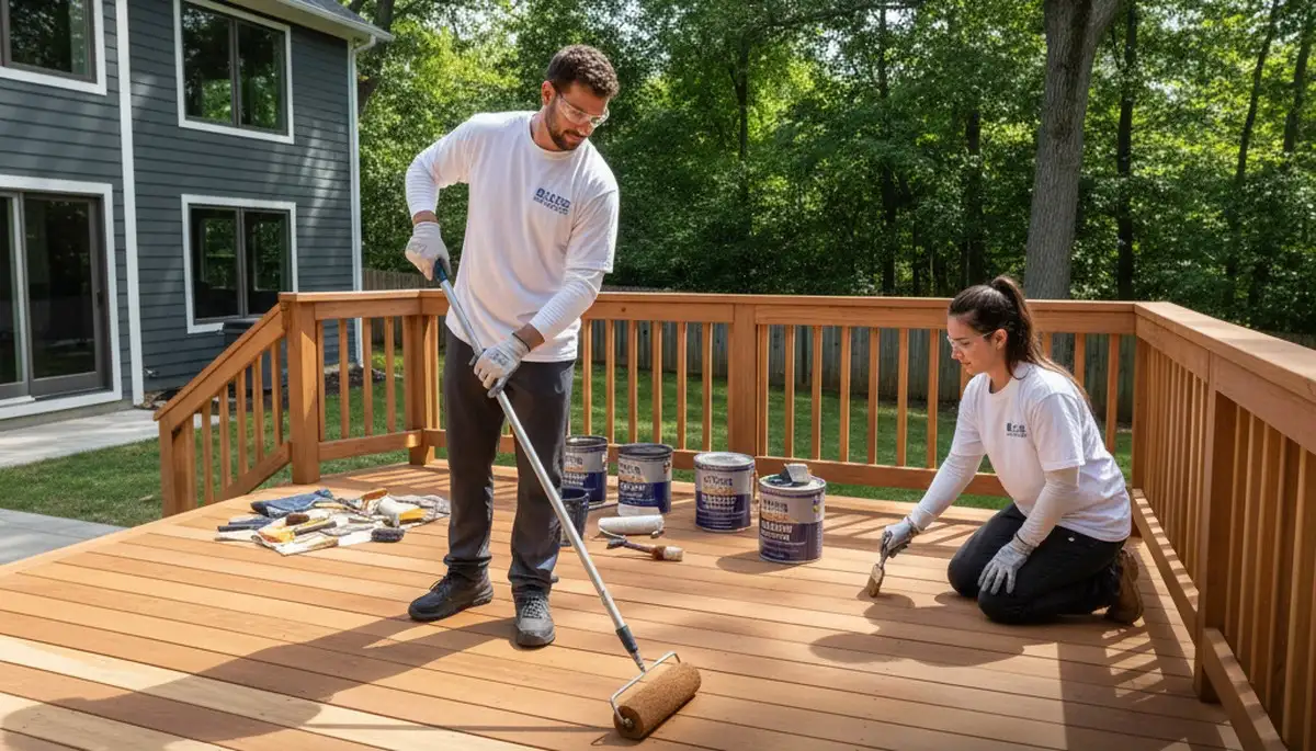 Professional deck staining and wood protection by expert painters in Bradenton, FL