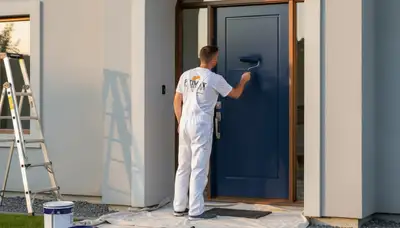 Professional door painting and refinishing in Bradenton, FL for durable, sun-resistant finishes