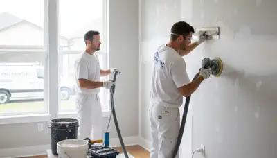 Professional drywall repair and wall restoration in Bradenton, FL home by expert painters