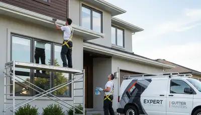 Professional gutter painting for coastal homes in Bradenton, FL protecting against sun and salt air