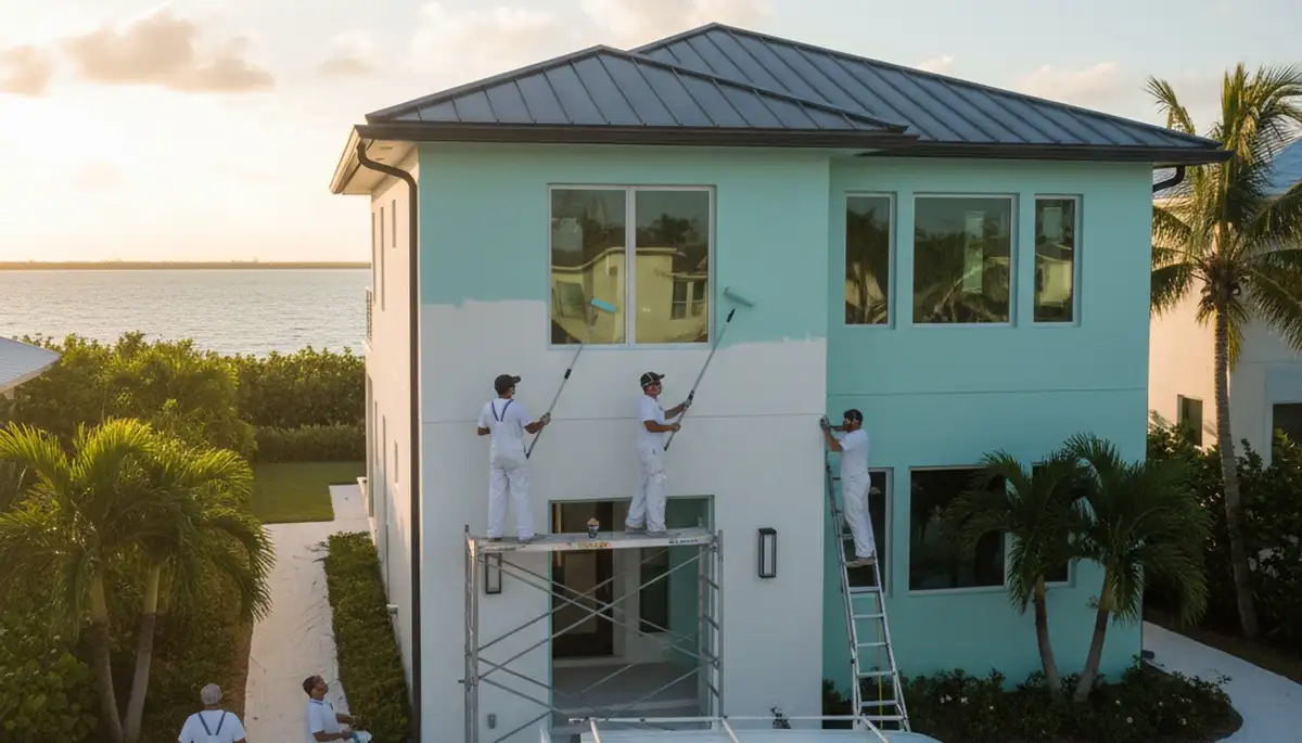 Bradenton, FL house painting contractor providing professional interior and exterior painting services