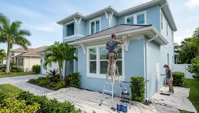Professional house painting service in Bradenton FL transforming home exterior with fresh paint