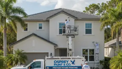 House painter in Bradenton, FL providing professional residential painting services