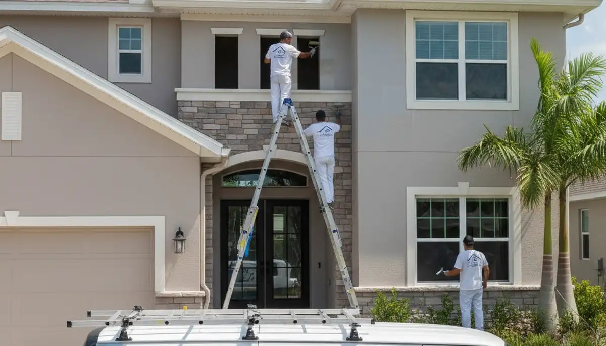 House painting service in Bradenton, FL for residential exterior and interior painting