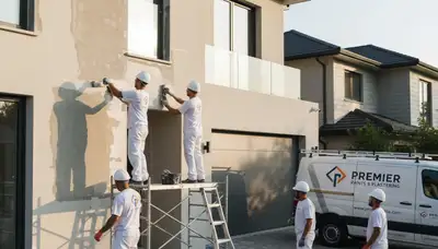 Stucco repair on coastal home in Bradenton, FL by professional house painters restoring exterior finish