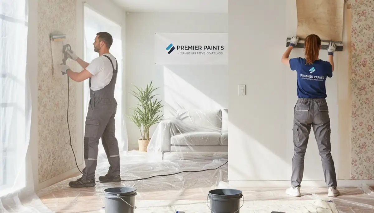 Professional wallpaper removal service in Bradenton FL with expert paint prep and wall repair